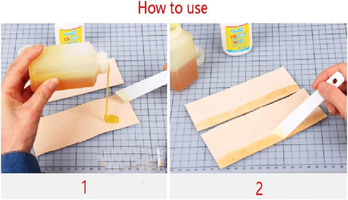 Chiloskit 3 Pcs Plastic Glue Smear Sticks Applicator Glue Spreaders Handmade DIY Leather Craft Tool...