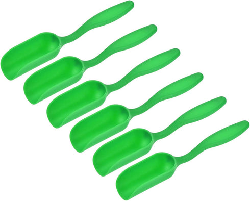 MECCANIXITY 5.7 Inch Gardening Shovel Spoons 6 Pack Mini Soil Scoops Cultivation Transplanting Tools, Green...