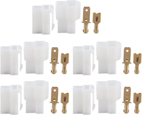 T Type Power Plug, Power Plug T Type 2 Power Plug Cable Connectors Set Fit for FT 7800R FT 8800R FT 8900R...