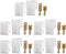 T Type Power Plug, Power Plug T Type 2 Power Plug Cable Connectors Set Fit for FT 7800R FT 8800R FT 8900R...