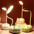 Kids Lamp, Cute LED Desk Lamp for Kids, Mini Animal Night Light, USB Rechargeable Flexible Cartoon Lamp Eye-Care Lighting for Bedroom (Tiger G, Pi...