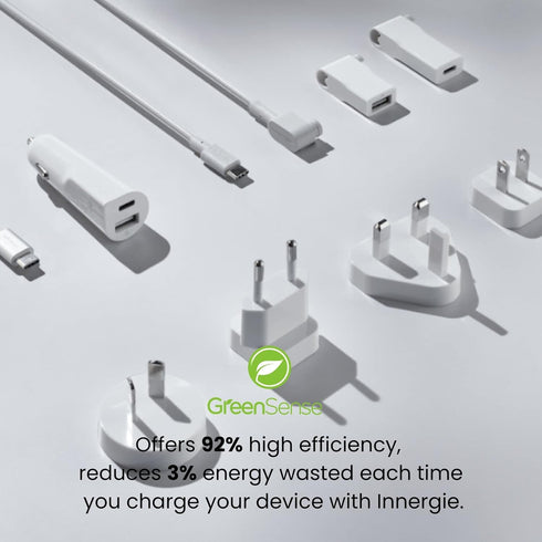 Innergie 30D 30W USB-C Car Charger, 2 Ports | Fast Charging (USB PD & QC3.0) Superior Safety Surround with Heat-Resistant Technology | Compatible ...