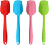 Silicone Spatulas, 10.6 inch Rubber Spoon Spatula Heat Resistant One Piece Design Seamless Non-Stick Spoonulas Flexible Scrapers Baking Mixing Too...