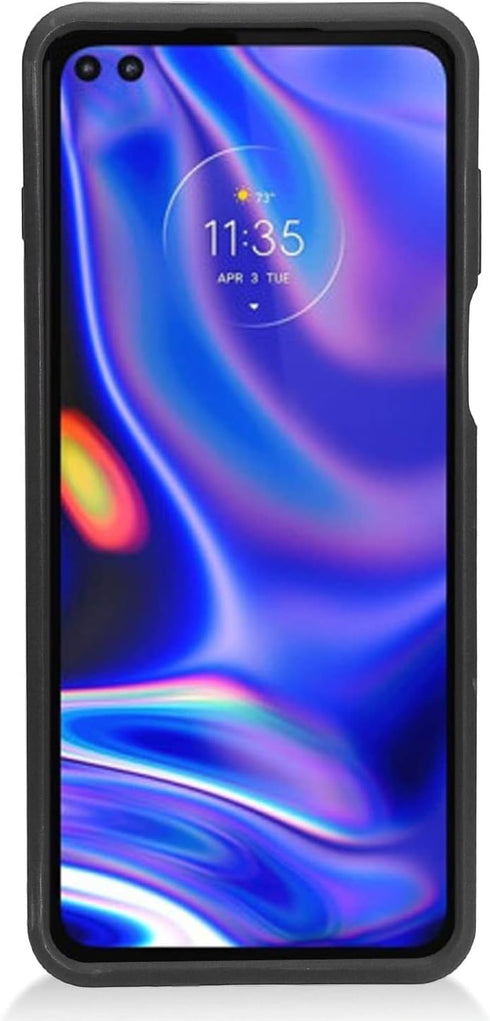 for Motorola One 5G, Moto One 5G UW /XT2075 - Phone Case w/Ring Stand - RS2 Hot Pink...