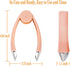 Strawberry Huller Stem Remover Tomato Corer Potato Tweezers Carrot Cutter Pineapple Peeler Clip for Fruit and Vegetable (Orange)...