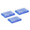 PATIKIL Tube Rack, 3Pcs 96 Positions Test Tube Rack with Cover for 0.2ml, 0.5ml, 1.5ml, 2ml Centrifuge Tube, Blue...