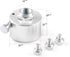 3/4 Inch Steering Wheel Quick Release Disconnect Hub 3/4" Shaft Size Hub Adapter Replacement for Most 3 Hole (Silver)...