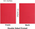 20 Sheets Red Cardstock 8.5 x 11 Inches, 250gsm/92 lb Thick Craft Paper for Making Cards, Invitations, Paper Crafts or Drawing...