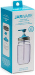 Jarware Soap Pump Lid for Regular Mouth Mason Jars, Blue...