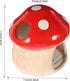 Saim Aquarium Mushroom House, Ceramic Mushroom Cave, Fish Tank Landscape Aquarium Hideout Hideaway Spawning Cave for Betta Fish, Shrimp Crab to Re...