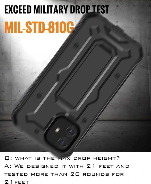 ArmadilloTek Vanguard Designed for iPhone 12 / iPhone 12 Pro Case (6.1 inches) Military Grade Full-Body Rugged with Built-in Screen Protector and ...