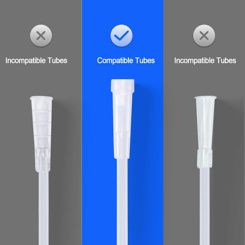 5Packs Oxygen Tubing Swivel Connector for Oxygen Tubing, Swivel Oxygen Tubing Connector, Avoid Tangling of Tube...