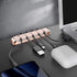 AHASTYLE Cable Organizer Holder 5 Slots Desktop Cord Wire Clips Keeper for Organizing USB Cable/Power Cord/Wire Home Office and Car (Pink)...