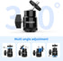 NEEWER Mini Ball Head with Cold Shoe & 1/4” Screw, 2 Pack, 360° Swivel 90° Tilt Ballhead Camera Mount Hot Shoe Adapter for Camera, Camcorder, Smar...