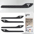 IPG for Tesla Model 3 / Model Y Door Handle Decal Sticker Wrap Kit (Set of 4) with Tesla Logo (Black Carbon Fiber)...