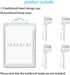 4 Packs Hygienic Protective Cover + 1 Electric Toothbrush Heads Storage Case for Oral B Toothbrush Heads...