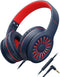 Wired Headphones with Microphone, K16 On-Ear Headphones for Kids with 3.5MM Jack, Foldable Stereo Bass Headphones for Teens School Amazon Kindle, ...