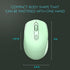 ONE-UP Wireless Mouse, 2.4G + Bluetooth, Rechargeable Battery, Silent, Portable, Smooth, USB Nano Receiver, for Laptop, Chromebook, PC, Mac, Windo...