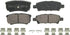 Wagner QuickStop ZD1037 Rear Disc Brake Pad Set for 2016 Jeep Patriot...