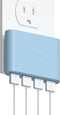 Ihome|Ac Pro 4Port 4.4A 4USB Slim Wall Charger(Pastel Blue)......
