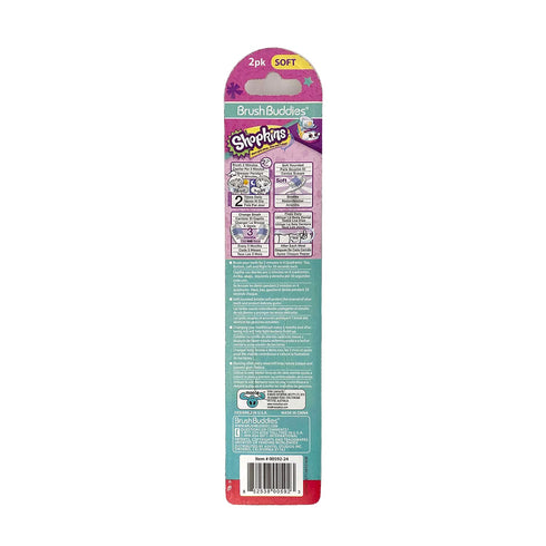 Brush Buddies 2 Piece Shopkins Toothbrush...
