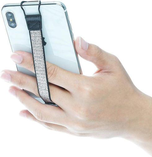 TFY Hand-Strap Holder Compatible with iPhone, Samsung & Huawei - for 16 Pro Max / 15 Pro / 14 Plus / 13 Pro / 12 / Xs/XR/X / 8 Plus / 7 and Other ...