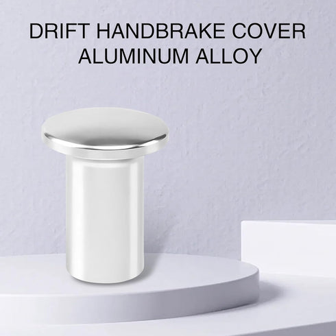 1 PC Car Emergency Brake Knob, Waterproof Metal Smooth Vehicle Turn Spin Button Accessories, Universal Automotive Button Handbrake Cover Replaceme...