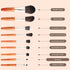 Travel Makeup Brush Set, Mini Makeup brushes with Storage Bag Foundation Powder Concealers Contour Blush Eye Shadows Makeup Brush Set 9pcs With Bo...