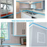 Inside & Outside Corner Trim, Peel and Stick Wall Molding Trim 3D DIY Decorative Lines for Wall Floor Window Door Ceiling and More,Flexible,Self-A...