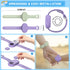 2 Pack Smart Tag 2 Bracelet Waterproof, Full Cover Silicone Wristband Compatible with Samsung Galaxy SmartTag2, SmartTag 2 Watch Band Hidden Holde...