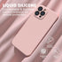 ABITKU Silicone Compatible with iPhone 13 Pro Case 6.1 inch 2021, with Camera Protection, Liquid Silicone Gel Rubber Full Coverage Phone Case with...