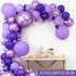 Jonhamwelbor Dark Purple Balloons 12 inch 100 Pack Deep Royal Purple Latex Balloons for Women Girl Birthday Baby Shower Wedding Bachelorette Party...