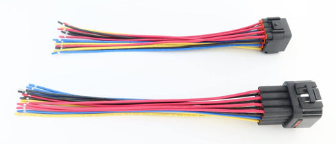 16 Pin Way Waterproof Electrical Connector Plug Male and Female Replacement Pigtail Cable 6" for Car Automotive...