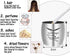 Dletay Small Keepsake Urns for Human Ashes 1.57 Inch Mini Cremation Urns for Ashes Stainless Steel Memorial Ashes Holder-Your Wings were Ready, Bu...