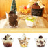 50 Pack 3.5 Oz Plastic Mini Dessert Cups,Square Clear Parfait Cups for Chocolate Desserts, Appetizers,Dessert Samplers,Dessert Shot Glasses & More...