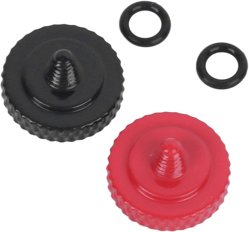 Alloy Black + Red Paint Spraying Treatment Camera Shutter Release for X Series Cameras with Rubber Ring Shutter Fuji Soft Release Fuji Shutter Rel...