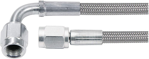 Allstar Performance ALL46304-12 12" #3 Braided Steel Lines With -3 Ends...
