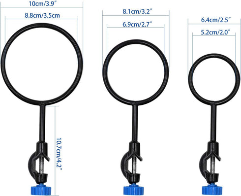 Laboratory Support Stand Clamps, Retort Clamp Support Ring Lab Stand Retort Set Set...