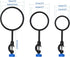 Laboratory Support Stand Clamps, Retort Clamp Support Ring Lab Stand Retort Set Set...