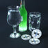 LOGUIDE LED Light Up Coasters,LED Bottle Lights, Bottle Glorifier,LED Sticker Coaster Discs for Drinks,Flash Cup Coaster Flashing Shots Light (Coo...