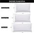 100% Egyptian Cotton King Pillow Protectors Set of 2, 400 Thread Count Sateen Weave Cooling Pillowcase, Easy Care Zippered Style Pillow Covers (St...