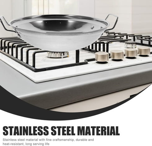 1 Set Stainless Steel Pot Cooking Pot Kitchen Cookware Dry Pot with Lid Cooking Tool Household Hot Pot Alcohol Stove Pan Stainless Steel Dry Pot D...