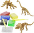 Dino Models, Clay Craft Kit - Dinosaur Arts and Crafts for Kids - Dinosaur Easter Gifts for Boys & Girls - Build 4 Dinos with Air Dry Magic Modeli...