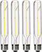 Dimmable 4W LED Tube Bulbs 4000K Daylight White, T10 Tubular Edison Style LED Filament Bulb, Vintage Light Bulbs 40 Watt Equivalent,E26 Medium Bas...