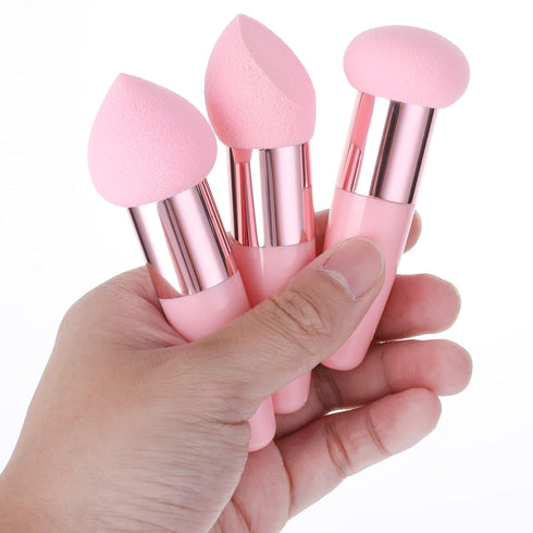 Sibba 3 PCS Makeup Sponges Foundation Beauty Blender Blending Wet and Dry Make Up Applicator Cosmetic Concealer Face Brush Egg Brushes Covers Eyes...