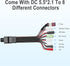 SoulBay RC Car Battery Charger with 9-Way Splitter Connector for Airsoft RC Car Hobbies 2-10S NiMH & NiCD Batteries Pack 2.4V 3.6V 4.8V 6V 7.2V 8....