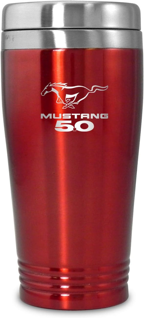 AU-TOMOTIVE GOLD Travel Mug for Ford Mustang (Red)...
