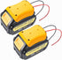 2 Packs Upgrade for DeWALT Battery Adapter Power Source Mount for Dewalt 20V Battery Adaptor Dock with Wires Battery Converter Connector DIY Power...