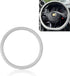 Pack-1 Car D Shape Steering Wheel Cover, Car Non-Slip Silicone Steering Wheel Protector Cover,Suitable for D Shape Flat Bottom Steering Wheel, All...