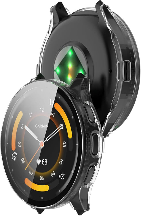 Screen Protector Compatible with Garmin Venu 3 Cases (Not for Venu 3S 41mm) Smartwatch Case Scratched Full Cover Screen Protectors intended for Ga...